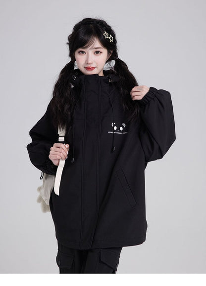 超人気商品 マウンテンジャケット全2色 パンダロゴ 男女兼用 コート E-4794