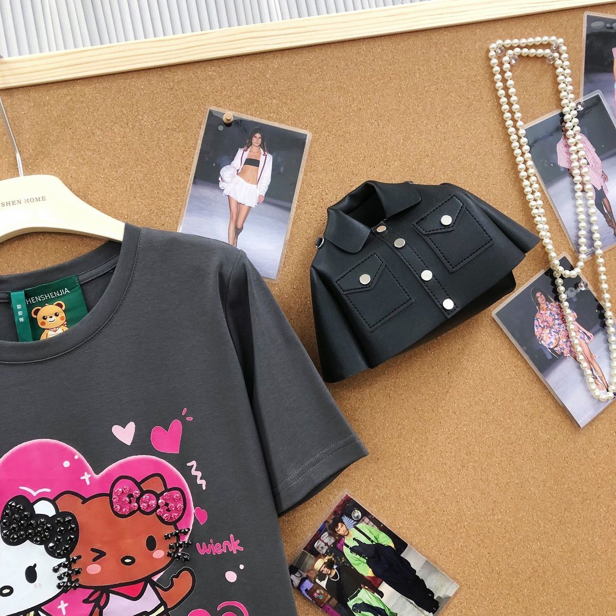 売れ筋 カジュアル プリント Tシャツ E-13472