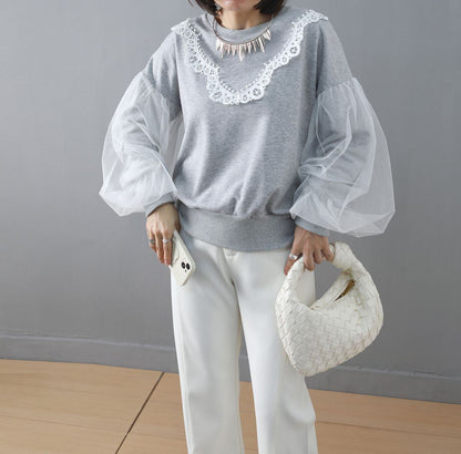 大人可愛い 早い者勝ち 絶対流行 カジュアル 2色選択 スウェットE-10974