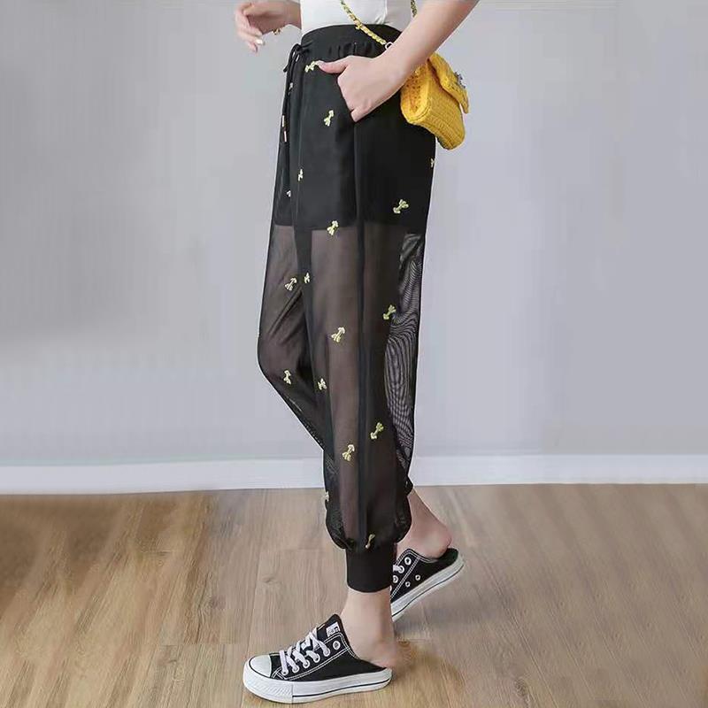 話題沸騰中 ファッション 大好評 カジュアル 日焼け止め パンツE-8765