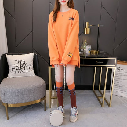 絶対流行 キュート カジュアル 上質 スウェットE-6818