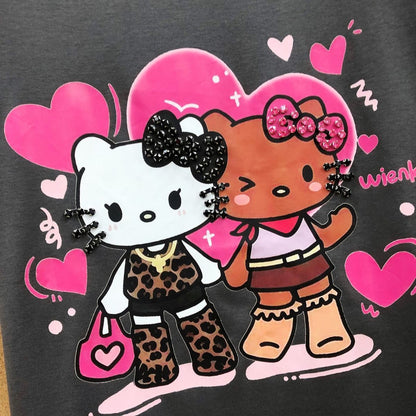 売れ筋 カジュアル プリント Tシャツ E-13472