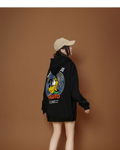 絶対欲しい カジュアル ルーズ ロゴゆったりフード付きパーカ全2色 - A771