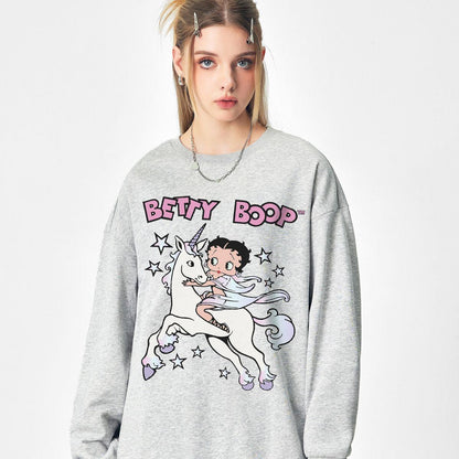 定番シンプル 海外トレンド 好感度UP カジュアル  全3色 スウェットE-12337