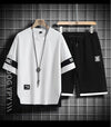 男女兼用 大人気 シンプル Tシャツ & ショーツ セットアップ E-80020