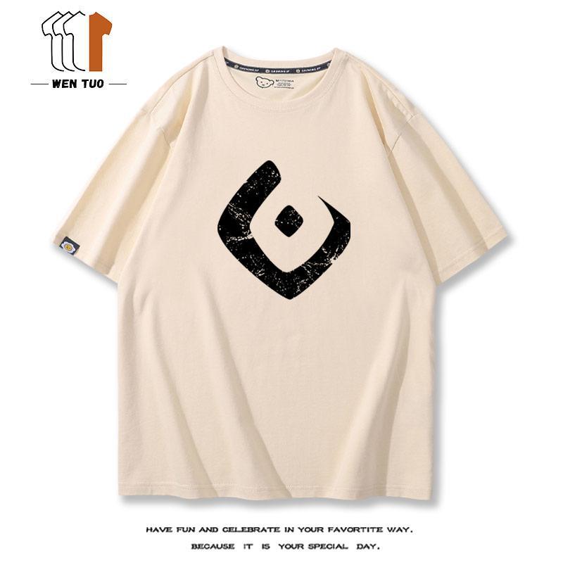 好感度UP  売れ筋   おすすめ プリントロゴ 半袖 Tシャツ-A2504