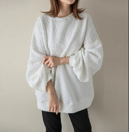 主役級 キュート  柔らかくて優しい印象  カジュアル   3色 スウェット  E-12215