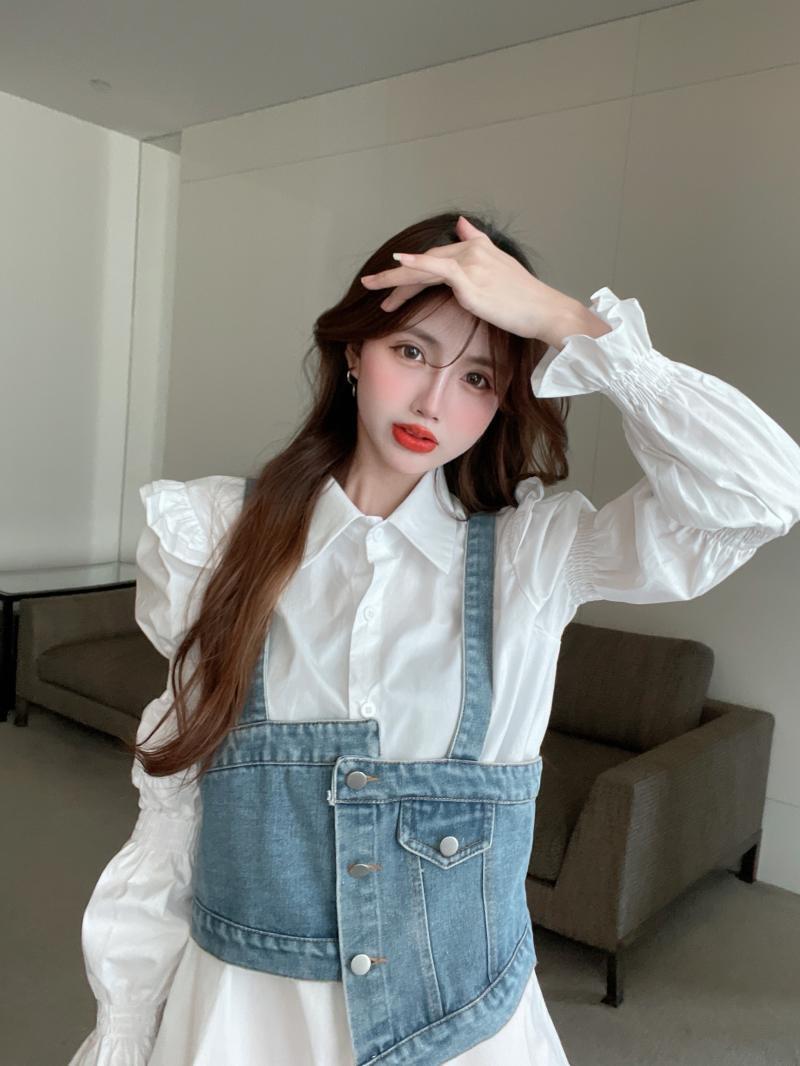 デニム デザイン 絶対欲しい 着心地良い カジュアル スウェットE-10785