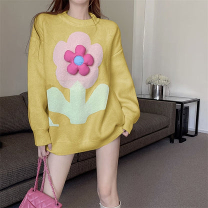 おすすめ  ゆったりとしたアウターウェア ラムスウェットシャツE-10094