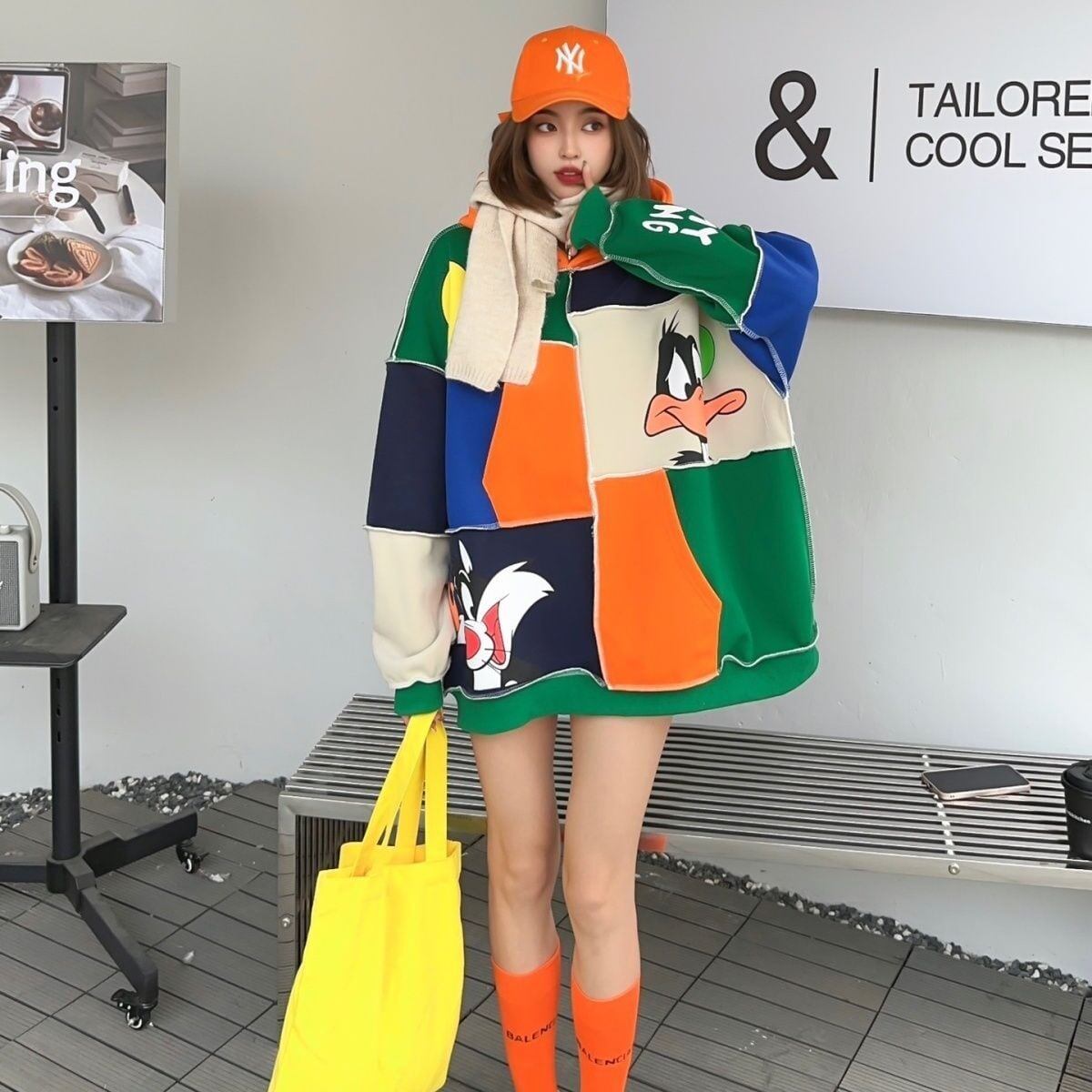 【ランキングNO.5】3回あと払い可能です！超人気  ファッション ルーズスウェットE-5622