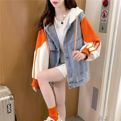 絶対欲しい  新作 ファッション 個性派  デニムジャケット<ins-6194>