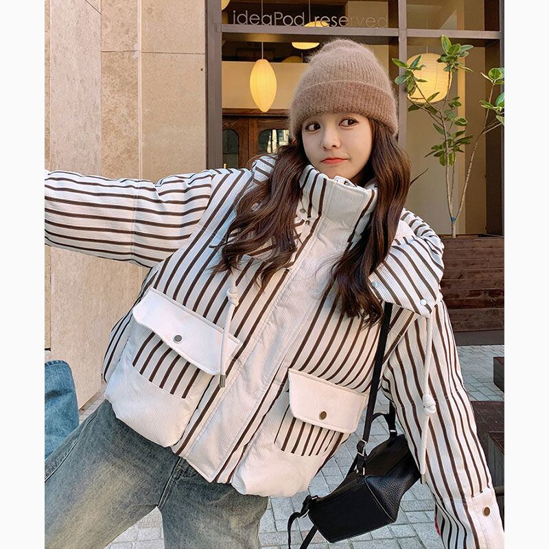 絶対流行 カジュアル 着心地良い キルティングダウンジャケット E-10062