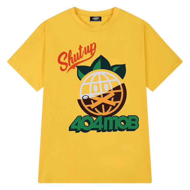 話題沸騰中 おしゃれ度高め 活躍する優秀アイテム プリント 半袖 Tシャツ E-9325