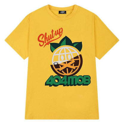 話題沸騰中 おしゃれ度高め 活躍する優秀アイテム プリント 半袖 Tシャツ E-9325