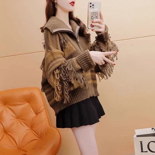 売れ筋 存在感抜群 個性的なデザイン トレンドアイテム 2色選択 スウェット E-12318