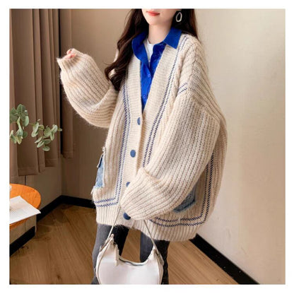 好感度UP 目を奪われる 流行新作 個性的なデザイン 2色選択 ニットトップスE-9721