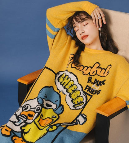 話題沸騰中 キュート 超人気 おしゃれ度高め 4種選択 ニットトップスE-9382