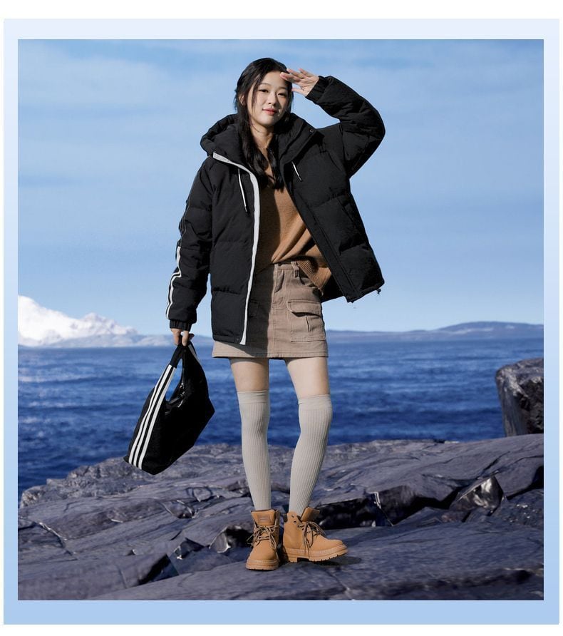 【中綿】売れ切れ必至 おすすめ 冬服 防寒 暖かい  撥水加工 3色展開 男女兼用 中綿フード付きジャケットE-12635