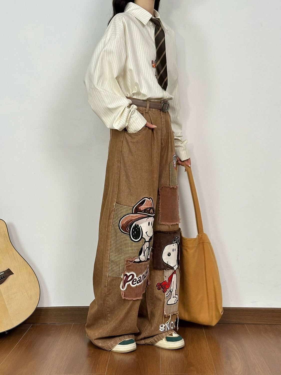 絶対流行 売り切れ必至 プラスベルベット  デニム ワイドパンツE-12353