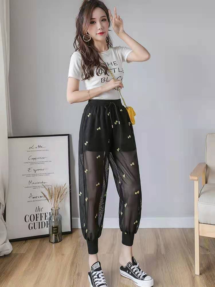 話題沸騰中 ファッション 大好評 カジュアル 日焼け止め パンツE-8765