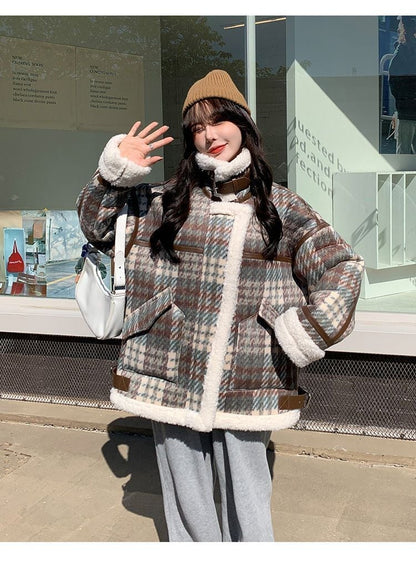 売り切れ必至 レトロ ファッション 知的 コート 3色 E-5585