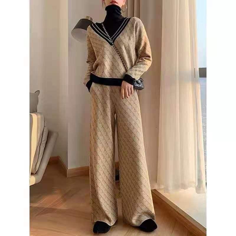 今季マストバイ おしゃれ度高め 好感度UP 着心地良い トップス+パンツセット E-10867