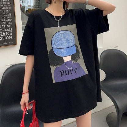 話題沸騰中 都市ファッショ 流行新作 オシャレ デザイン プリント全6色 半袖TシャツE-9108