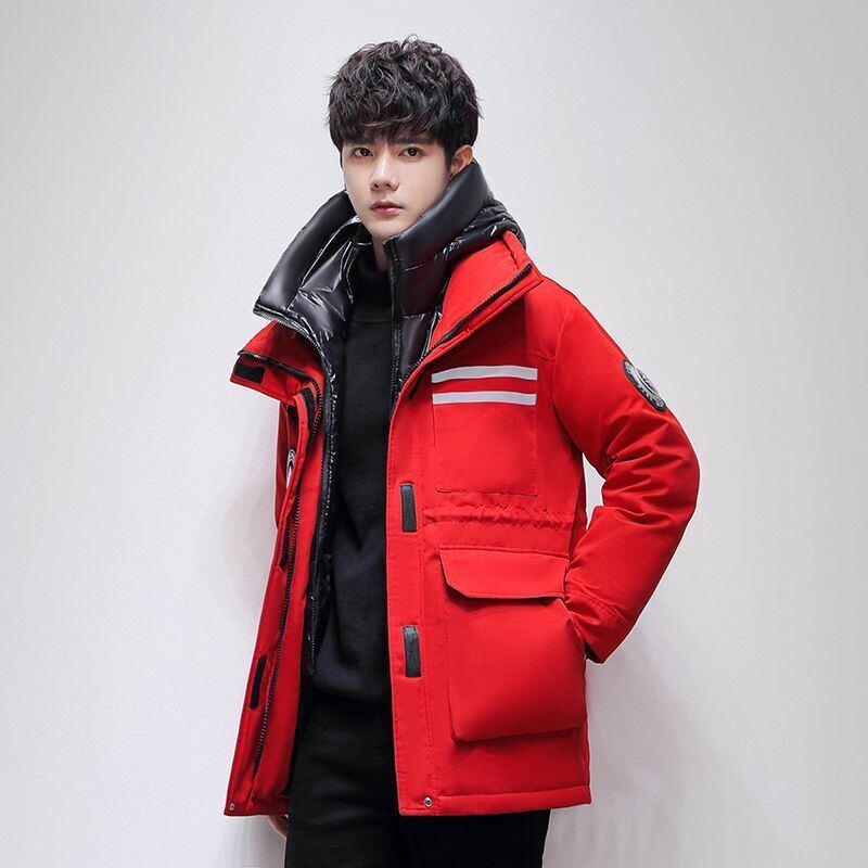 ファッション感満々 肌触り抜群 高見えデザイン 3色選択 ダウンジャケット E-9678