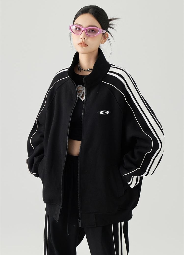 超人気商品 カジュアル 上下セット  ペアコーデ スポーツウェア 3色展開 ジャージ E-12630