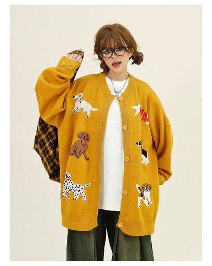 大活躍 高見えデザイン 着回し力抜群 キュート ファッション 2色選択 ニットトップスE-9759