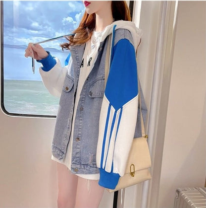 絶対欲しい  新作 ファッション 個性派  デニムジャケット<ins-6194>