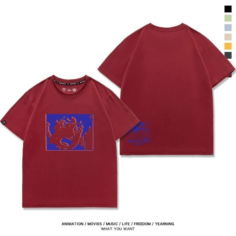 今季マストバイ  好感度UP  売れ筋   おすすめ プリントロゴ 半袖 Tシャツ-A2564
