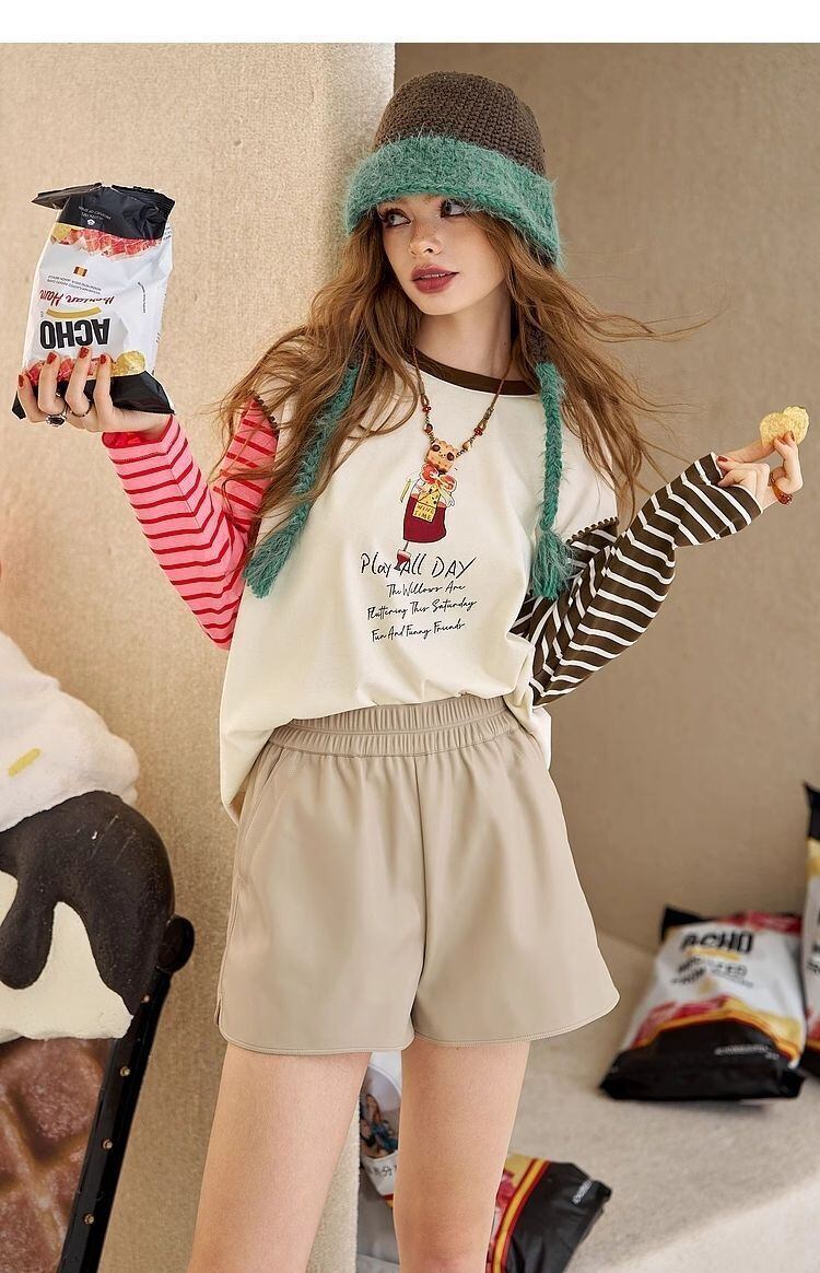 絶対流行 カジュアル 早い者勝ち 大人可愛い スウェットE-10904