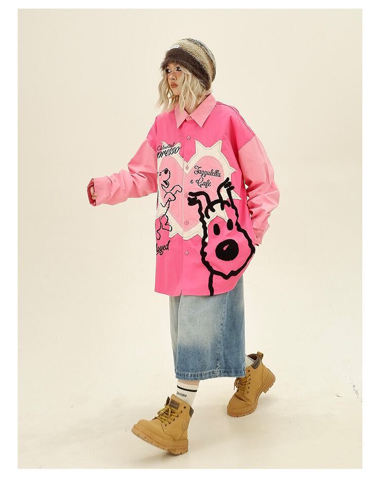 ベストセラーアイテム！ファッション感満々 切り替え アバンギャルド 2色選択 Tシャツ E-9506