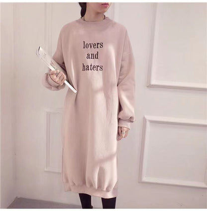 【裏起毛】絶対欲しい ファッション 新作 プラスベルベット 3色 長袖 ニット セーター E-10205