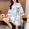 超人気 ロゴ プリント  ゆったり 3色 半袖Tシャツ＜ins-8348＞