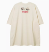 絶対欲しい 上質 カジュアル ルーズ プリント 半袖Tシャツ-A743