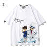 大注目 着瘦せ 大活躍 プリントロゴ 4色選択 Tシャツ E-13005