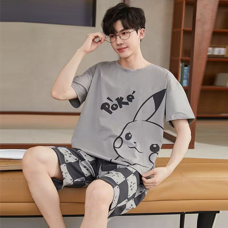 売れ筋 パジャマ Tシャツ & ショーツ セットアップ E-13467