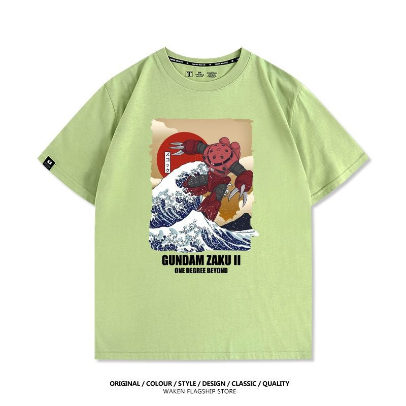 美人度アップ おすすめ プリントロゴ 半袖 Tシャツ-A2654