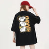 大人可愛い プリント ファッショ 半袖 Tシャツ E-13454