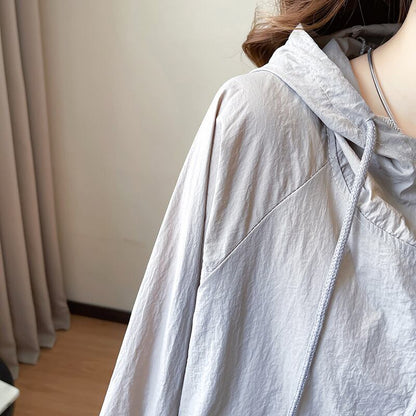 定番シンプル 簡潔 今季マストバイ カジュアル 日焼け対策 全2色 パーカー コートE-9110