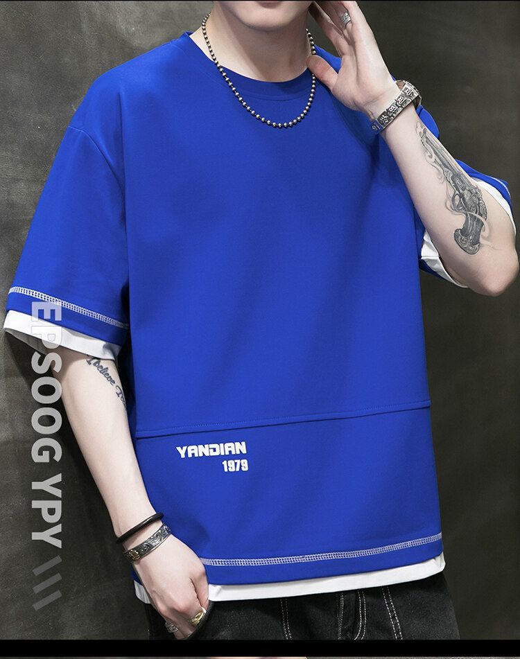 男女兼用 上質 カジュアル Tシャツ & ショーツ セットアップ E-80003