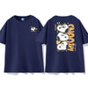 大人可愛い プリント ファッショ 半袖 Tシャツ E-13454