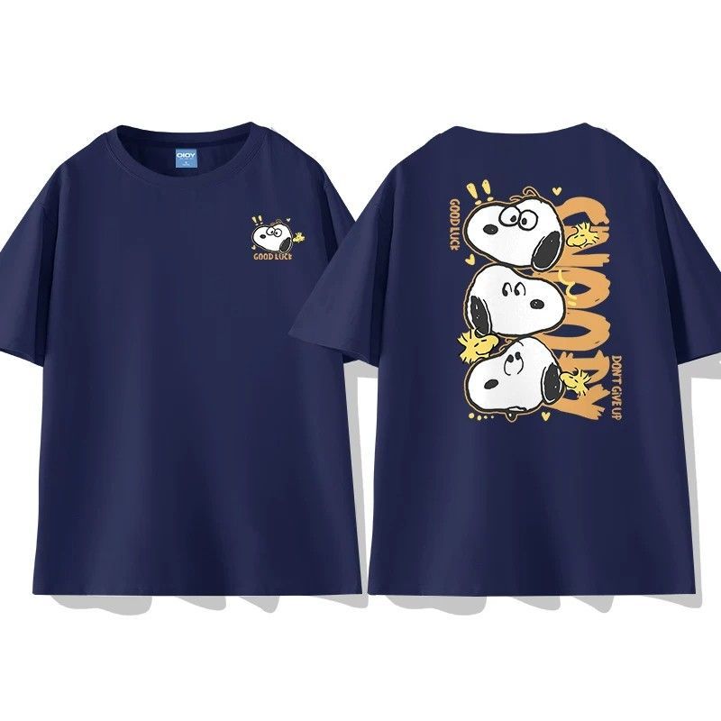 大人可愛い プリント ファッショ 半袖 Tシャツ E-13454