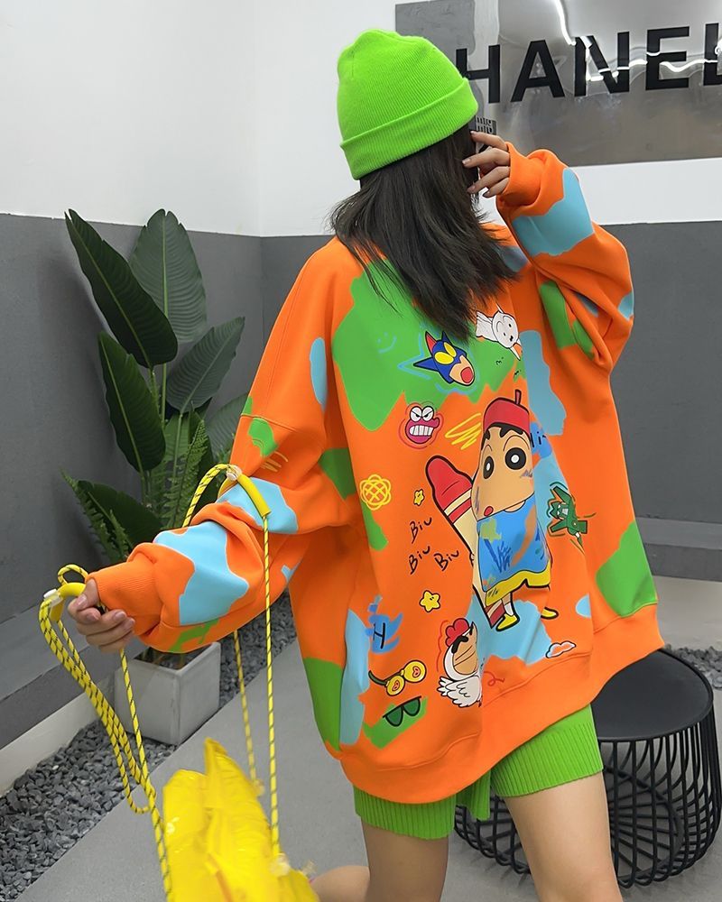 絶対流行 都市ファッショ オシャレ デザイン プリント 大人可愛い  全3色  パーカー -A1512