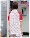 甘系 双子 ラグランスリーブ ゆったり 甘カジュアル Tシャツ F-13500