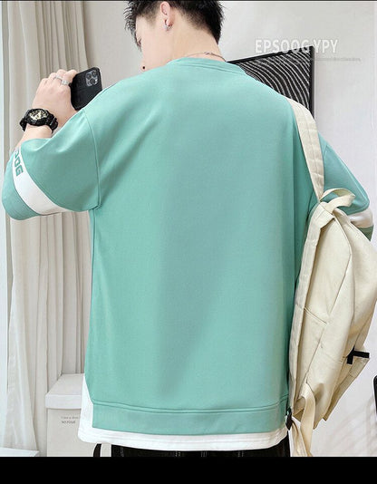 男女兼用 大人気 シンプル Tシャツ & ショーツ セットアップ E-80020