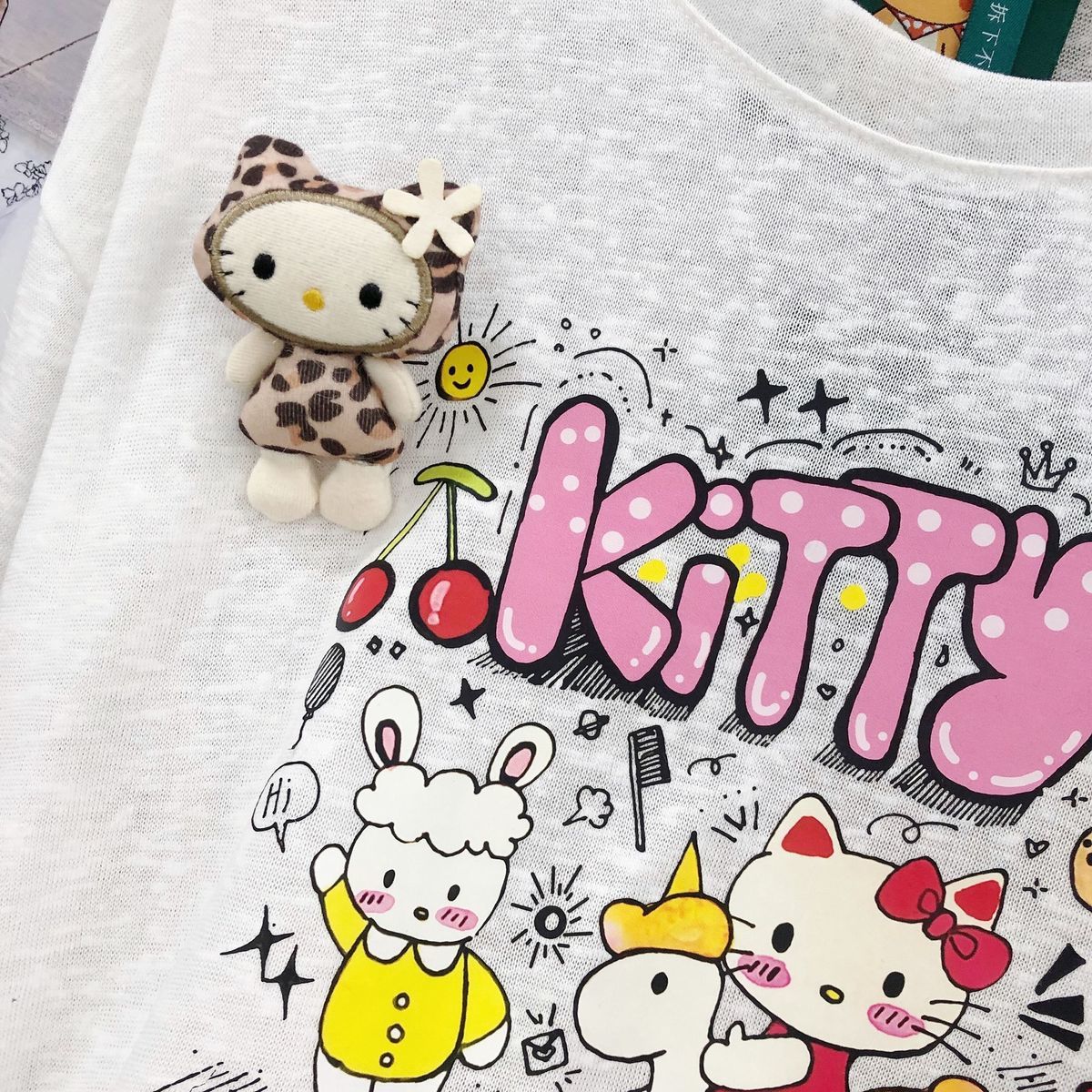 新作トレンド プリント カジュアル Tシャツ E-13470