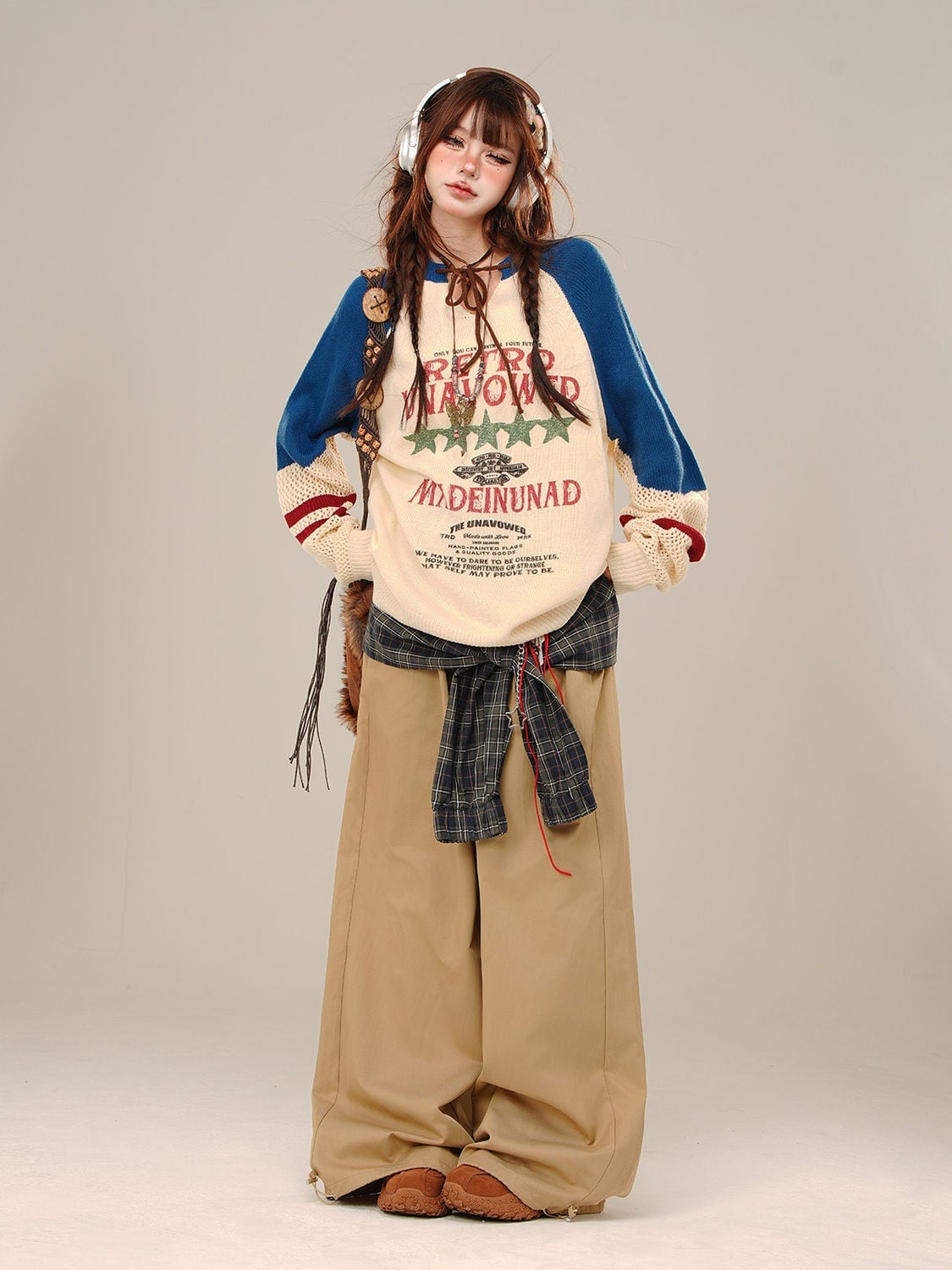 絶対流行 キュート カジュアル スウェットE-6831